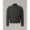 Belstaff Ariel Motorcycle Jacket Men's Waxed Cotton Black Size 2XL