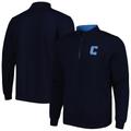 Men's Colosseum Navy Columbia University Tortugas Team Logo Quarter-Zip Jacket