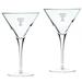 Texas Tech Red Raiders 2-Piece 10oz. Luigi Bormioli Titanium Martini Glass Set