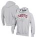 Men's Champion Heathered Gray Florida Tech Panthers Reverse Weave Fleece Pullover Hoodie