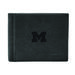 Men's Fossil Black Michigan Wolverines Ingram RFID Flip ID Bi-Fold Wallet