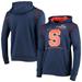 Men's Nike Navy Syracuse Orange 2021 Team Sideline Performance Pullover Hoodie