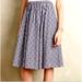 Anthropologie Skirts | Anthropologie Maeve Gingham Market Skirt, Sz M | Color: Blue/White | Size: M