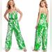 Lilly Pulitzer Pants & Jumpsuits | Euc Lilly Pulitzer Green & White Jumpsuit | Color: Green/White | Size: Xxl