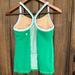 Lululemon Athletica Tops | Lululemon Tank Built In Bra Size 6 | Color: Green | Size: 6