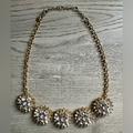 J. Crew Jewelry | J. Crew Floral Statement Necklace | Color: Silver | Size: Os
