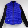 Michael Kors Jackets & Coats | Michael Kors Womens Puffer Jacket Size M | Color: Black/Blue | Size: M