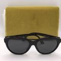 Gucci Accessories | Gucci Black Grey Lens Oval Sunglasses | Color: Black/Silver | Size: Os