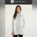 Lululemon Athletica Jackets & Coats | Lululemon Gratitude Wrap Jacket | Color: Gray/White | Size: 8