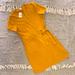 J. Crew Dresses | J Crew Dress S Textured Knit Wrap Dress | Color: Orange/Yellow | Size: S
