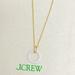 J. Crew Jewelry | J.Crew Seed Bead Circle Necklace | Color: Gold/White | Size: Os