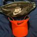 Nike Bags | Nike Fanny Pack W/ Red Nike Visor. | Color: Green/Red | Size: Os