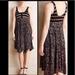 Anthropologie Dresses | Hazel By Anthropologie | Black Lace Floral Dress | Size S | Color: Black/Gold | Size: S