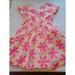 J. Crew Dresses | Crewcuts J.Crew Girl's Bow-Back Cotton Dress 10 Kaleidoscope Neon Floral Pockets | Color: Pink/Yellow | Size: 10g