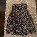 J. Crew Dresses | Jcrew Silk Strapless Dress Size 6 | Color: Black/White | Size: 6