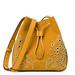 Michael Kors Bags | Michael Kors Cary Suede Marigold Bucket Bag | Color: Gold | Size: Os