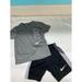 Nike Matching Sets | Nike Dri-Fit Shirt Boys 3t Toddler Gray Short Sleeve Graphic Tee & Shorts Set | Color: Gray | Size: 3tb