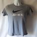 Nike Shirts & Tops | Nike Just Do It Boy's Gray Short-Sleeve T-Shirt Size L | Color: Gray | Size: Lb