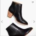 Madewell Shoes | Madewell The Rosie Ankle Boot In Leather | Color: Black | Size: 5.5