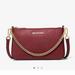 Michael Kors Bags | Jet Set Medium Saffiano Leather Crossbody Bag Dark Cherry | Color: Red | Size: Os