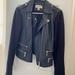 Michael Kors Jackets & Coats | Michael Kors Leather Jacket | Color: Black/Silver | Size: S