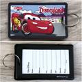 Disney Accessories | Disneyland Cars Luggage Tag Keychain | Color: Black/Red | Size: 4.25” X 2.25”