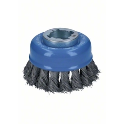 Topfbürste X-LOCK Heavy for Metal, 75 mm, 0,35 mm, gezopfter Stahldraht Image