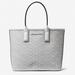 Michael Kors Bags | Michael Kors Jodie Small Logo Jacquard Tote Bag | Color: Gray/White | Size: Os