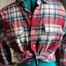 Ralph Lauren Tops | 2 For $30 - Ralph Lauren Plaid Shirt | Color: Red/White | Size: M