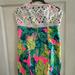 Lilly Pulitzer Dresses | Lilly Pulitzer Brynn Dress Pink Sunset Removable Straps Mini Shift Nwt 4 | Color: Green/Pink | Size: 4