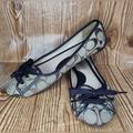 Coach Shoes | Coach Jayne Lace Up Ballet Flats Size 8 | Color: Brown/Tan | Size: 8