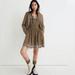 Madewell Dresses | Madewell Medium Nwt Embroidered Corduroy Square Neck Mini Dress Women's | Color: Green | Size: M