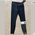 Nike Pants & Jumpsuits | Nike Dri-Fit The Power Victory Tight Fit Leggings Pants Womens Navy Blue Logo S | Color: Blue | Size: S
