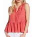 Anthropologie Tops | Cupcakes & Cashmere Hughes Embroidered Top | Color: Orange/Pink | Size: L