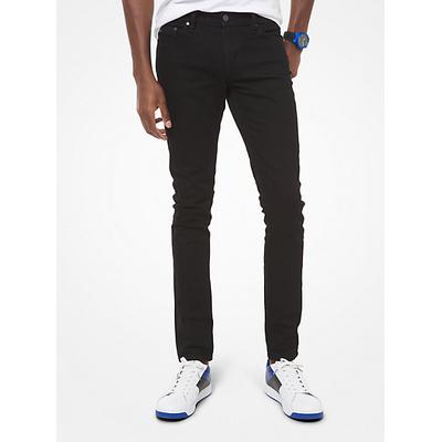 Michael Kors Slim-Fit Stretch-Cotton Jeans Black 38X32
