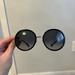 Kate Spade Accessories | Kate Spade Lamonica Black Gold Frame Black Lens Unisex Sunglasses | Color: Black/Gold | Size: Os