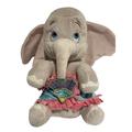 Disney Toys | Disney Parks Babies Dumbo Elephant Plush Stuffed Animal Toy 12" With Blanket | Color: Gray | Size: Osbb