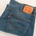 Levi's Jeans | Levis Men’s 42x30 505 Five Pocket Jeans Relaxed Denim Blue Red Tab Nice | Color: Blue | Size: 40