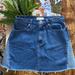 Madewell Skirts | Madewell | Denim A-Line Mini Skirt: Pieced Edition | Color: Blue | Size: 28