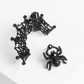 Torrid Accessories | Free With $100 Purchase Torrid Nwt Web And Stud Ear Cuff | Color: Black | Size: Os