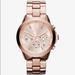 Michael Kors Accessories | Michael Kors Oversized Rose Gold-Tone Watch | Color: Gold | Size: Os