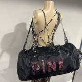 Pink Victoria's Secret Bags | Duffle Bag New Large Gym Bag Weekend Bag Small Suitcase Black | Color: Black | Size: Os