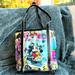 Disney Bags | Disney Mickey Minnie Mouse Comic Strip Vintage Vinyl Tote Bag/Purse | Color: Black/Pink | Size: Os