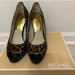 Michael Kors Shoes | Michael Kors Cheetah Print Heels Size 6 | Color: Brown/Tan | Size: 6