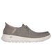 Skechers Men's Slip-ins: GO WALK Max - Halcyon Slip-On Shoes | Size 9.0 Extra Wide | Taupe | Textile/Synthetic | Vegan | Machine Washable