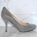 Michael Kors Shoes | Michael Kors Leather Snakeskin Heels Pumps | Color: Gray | Size: 5.5