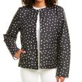Kate Spade Jackets & Coats | New Kate Spade Reversible Quilted Heart Jacket | Color: Black/White | Size: Xs