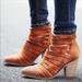 Free People Shoes | Free People Hybrid Strappy Booties | Color: Tan | Size: 8