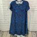 Lularoe Dresses | Lularoe Dress Size Xs | Color: Black/Blue | Size: Xs