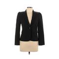 J.Crew Blazer Jacket: Short Black Print Jackets & Outerwear - Women's Size 10 Petite